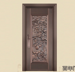 江西銅藝單開(kāi)門-湖南銅門