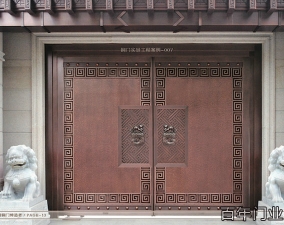 別墅入戶門客戶實(shí)例